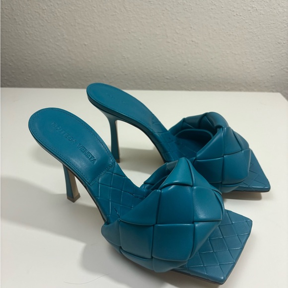 Bottega Veneta Lido High Heel Sandals Slide Mules - Picture 9 of 9